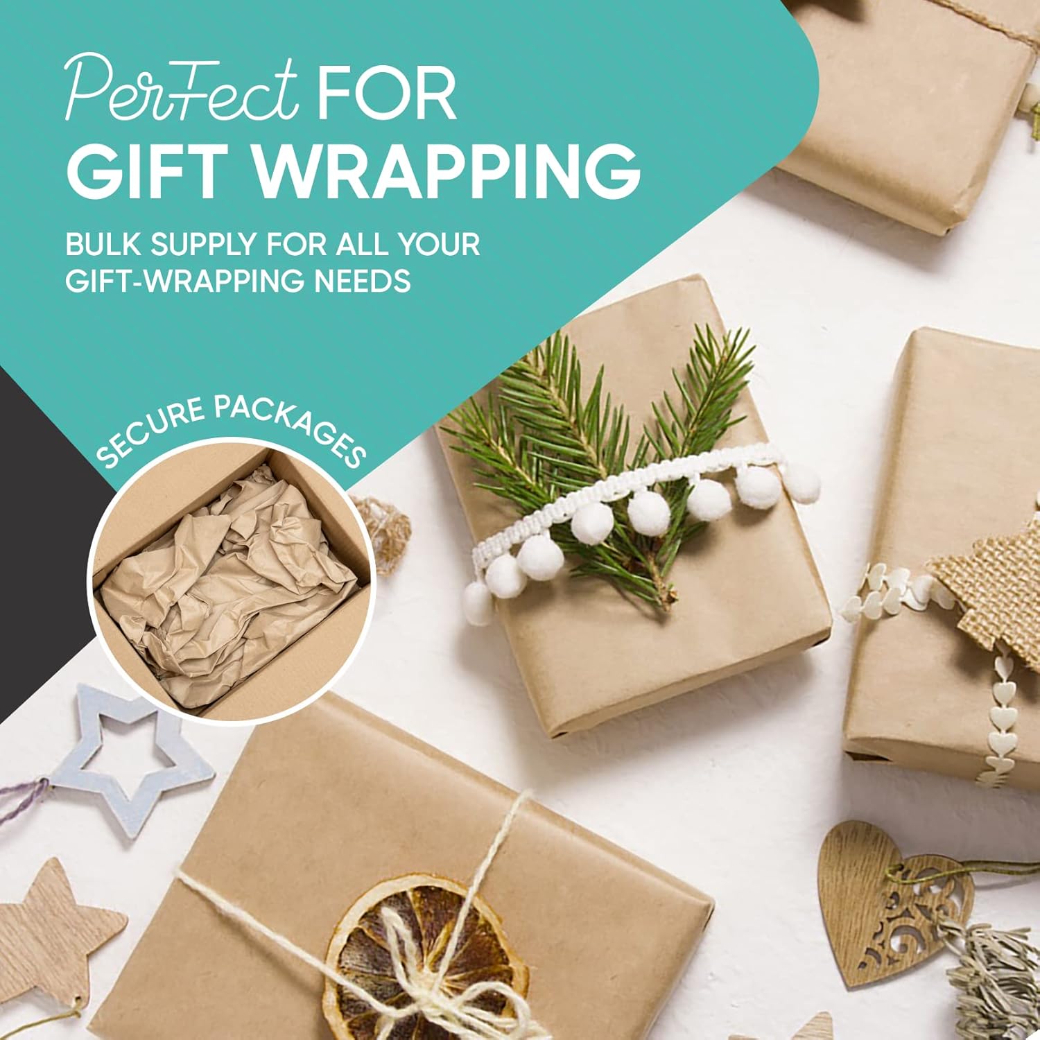 Kraft Paper Jumbo Roll 30