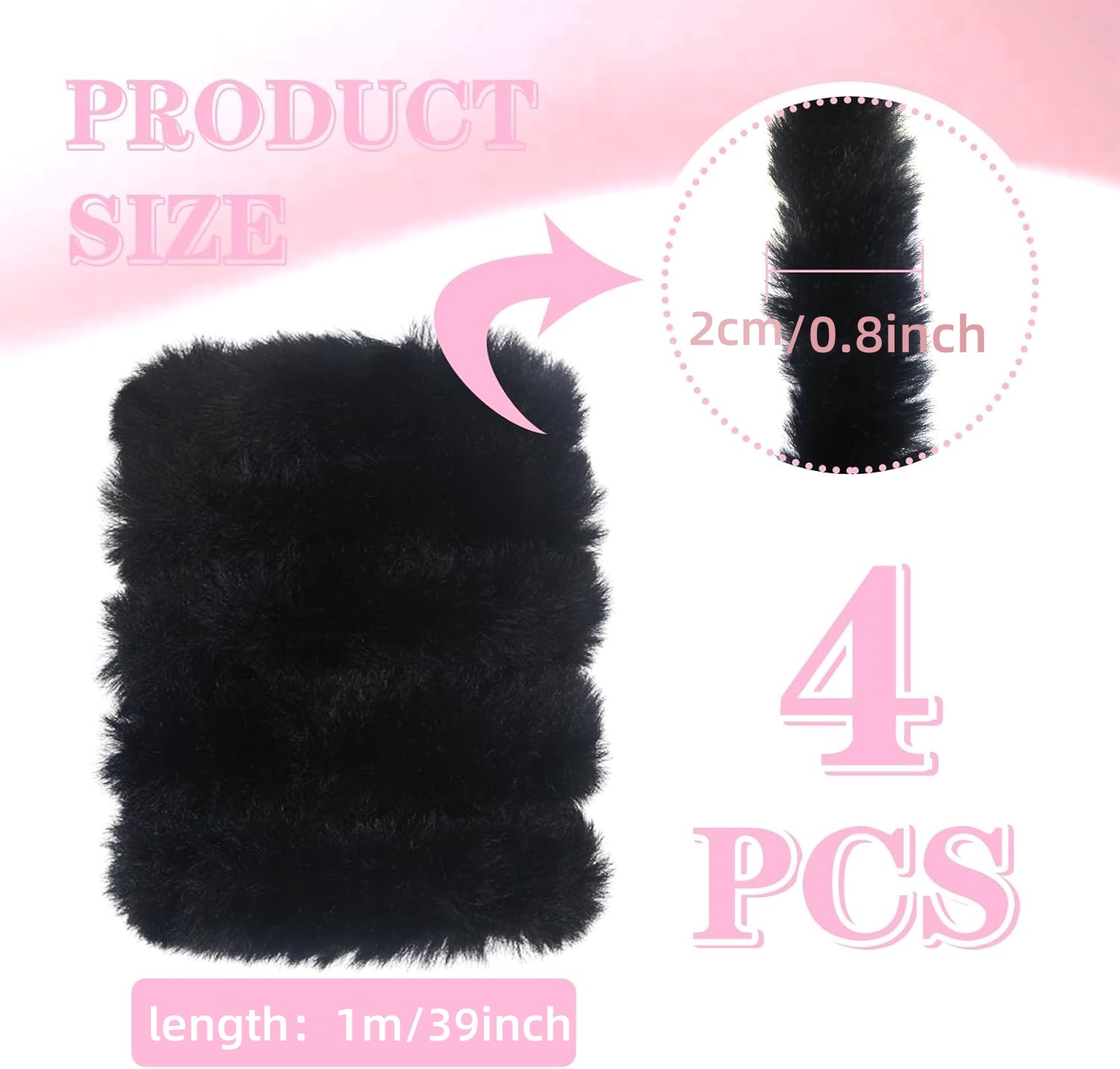 4Pcs Black Pipe Cleaners Craft - đánh giá và giá Art Craft Jumbo