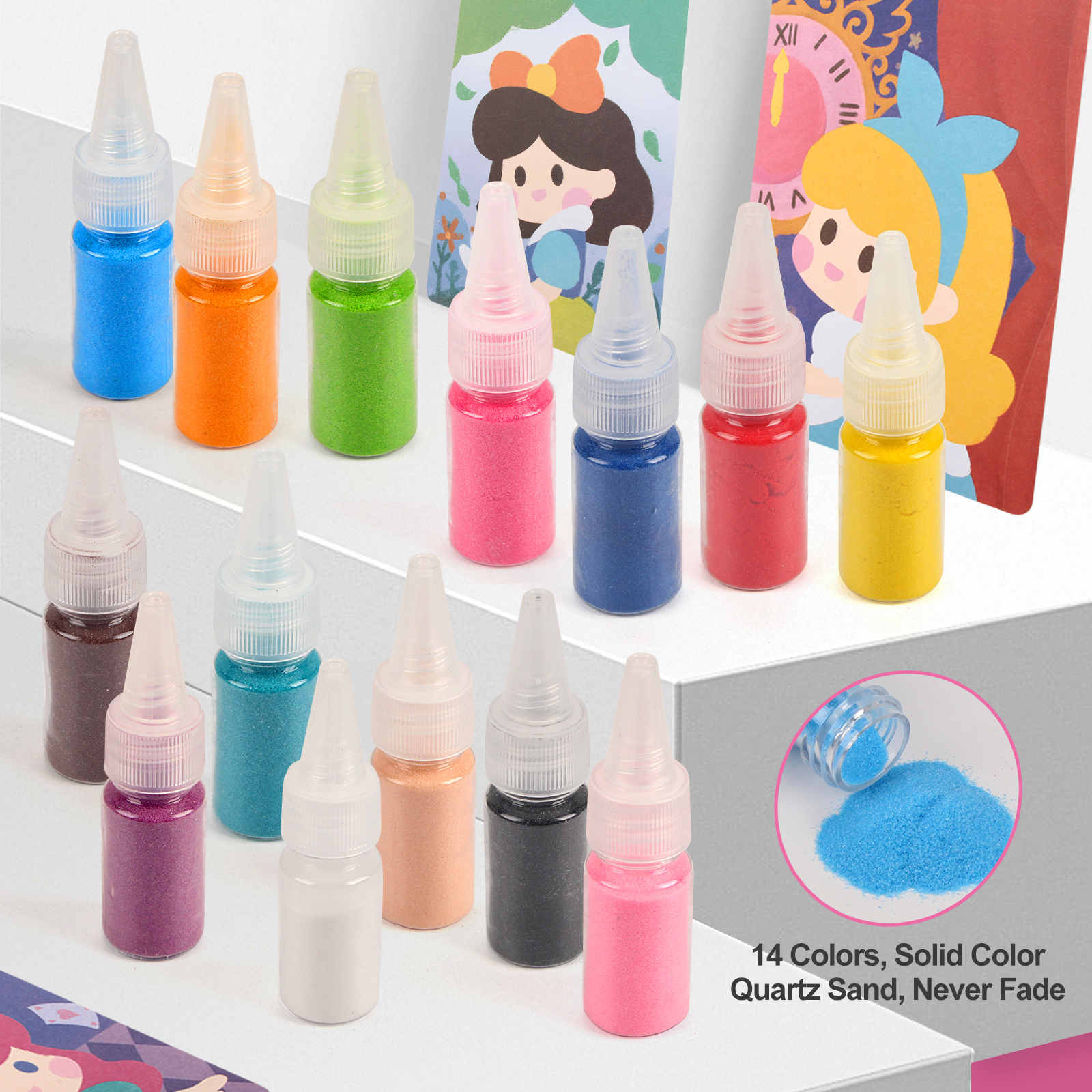 Sand Art Kit DIY Sand Painting - đánh giá và giá Art Craft Notebook