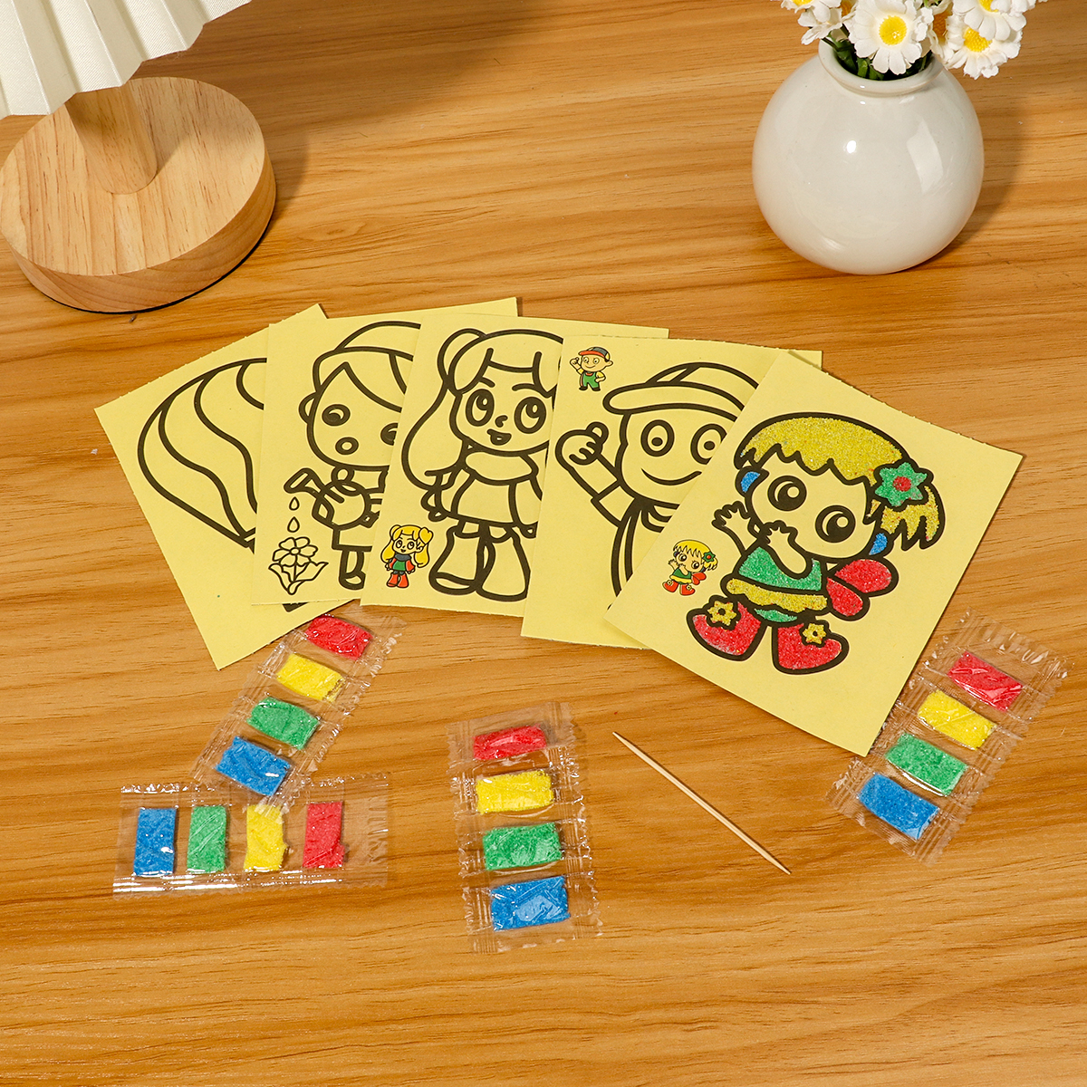 Childrens DIY Sand Art Kit Car - đánh giá và giá Art Craft Preschool