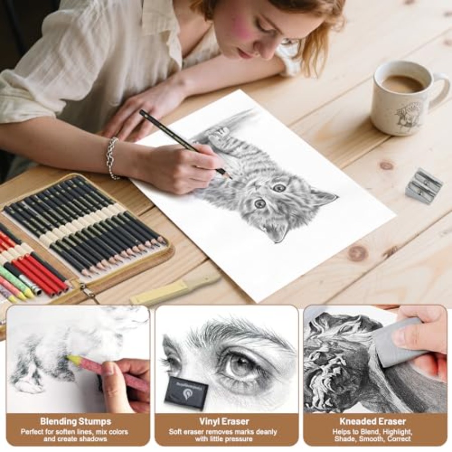 Sketching and Drawing Pencils  - đánh giá và giá Colored Pencil Professional