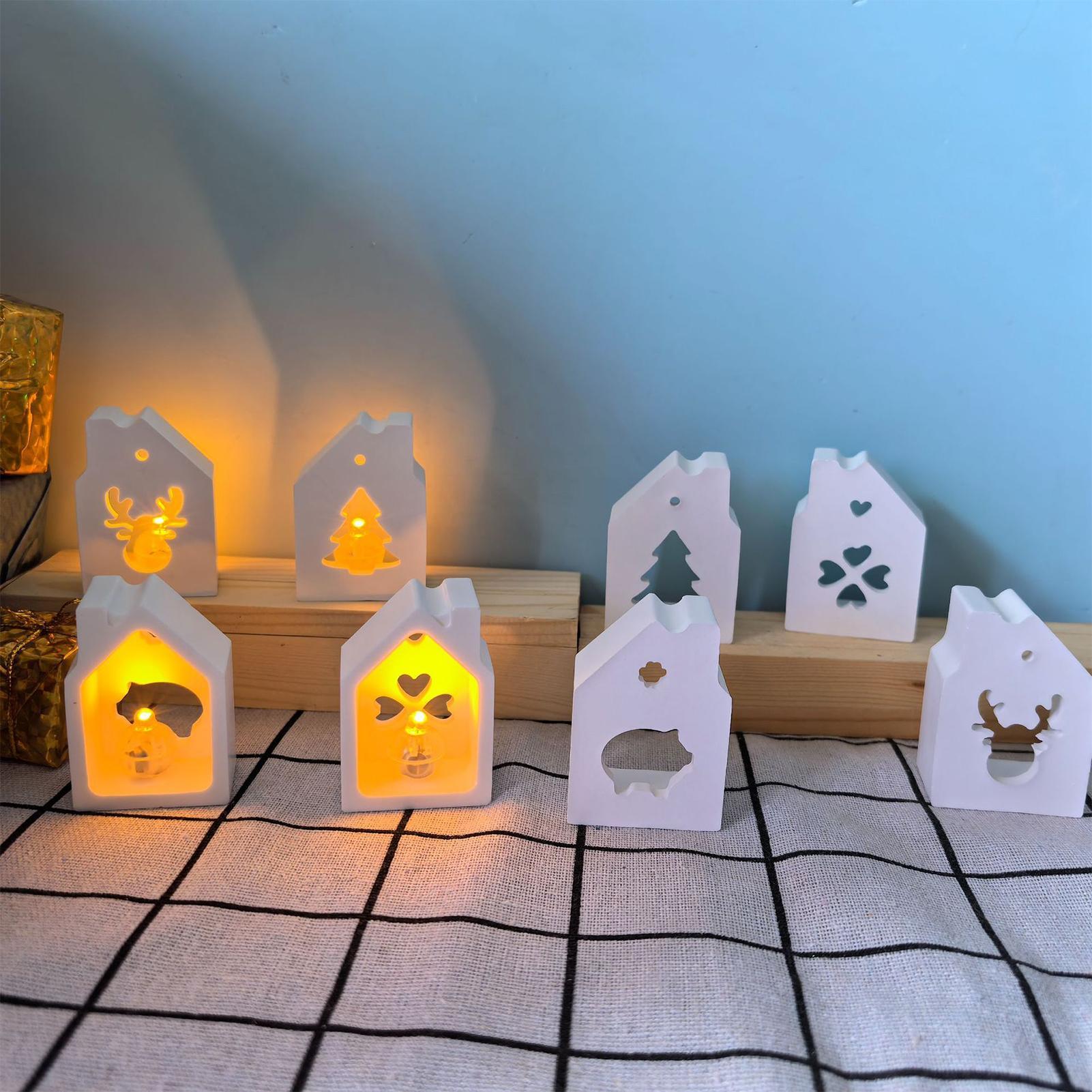 House Silicone Mold 4-Cavity C - đánh giá và giá Art Craft For Christmas
