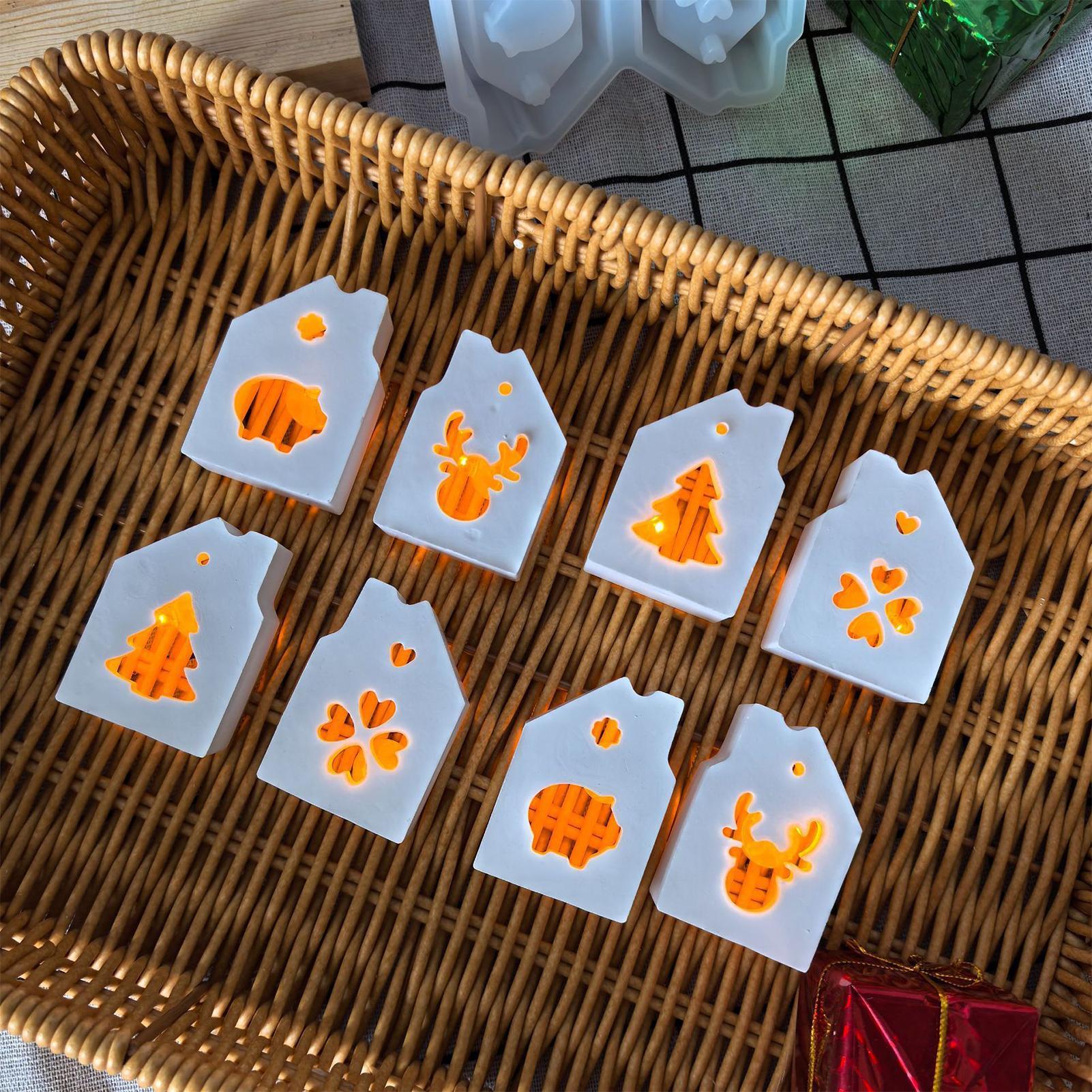 House Silicone Mold 4-Cavity C - đánh giá và giá Art Craft For Christmas