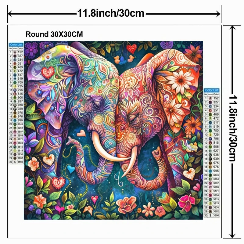 DIY Diamond Painting Kit Anima - đánh giá và giá Art Craft Elephant