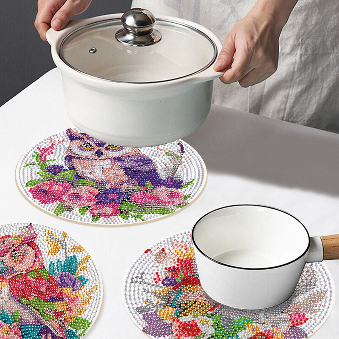 3Pcs Diamond Art Painting Plac - đánh giá và giá Art Craft Kitchen