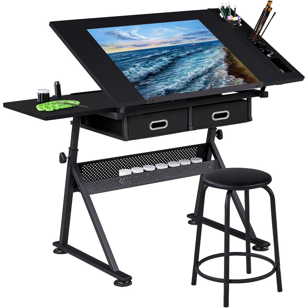 Drafting Table for Artists, He - đánh giá và giá Art & Craft Zone