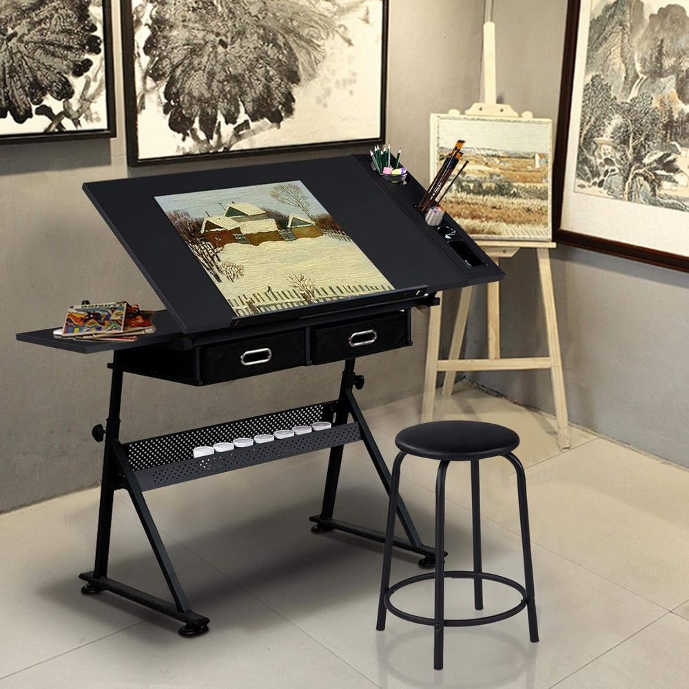 Drafting Table for Artists, He - đánh giá và giá Art & Craft Zone