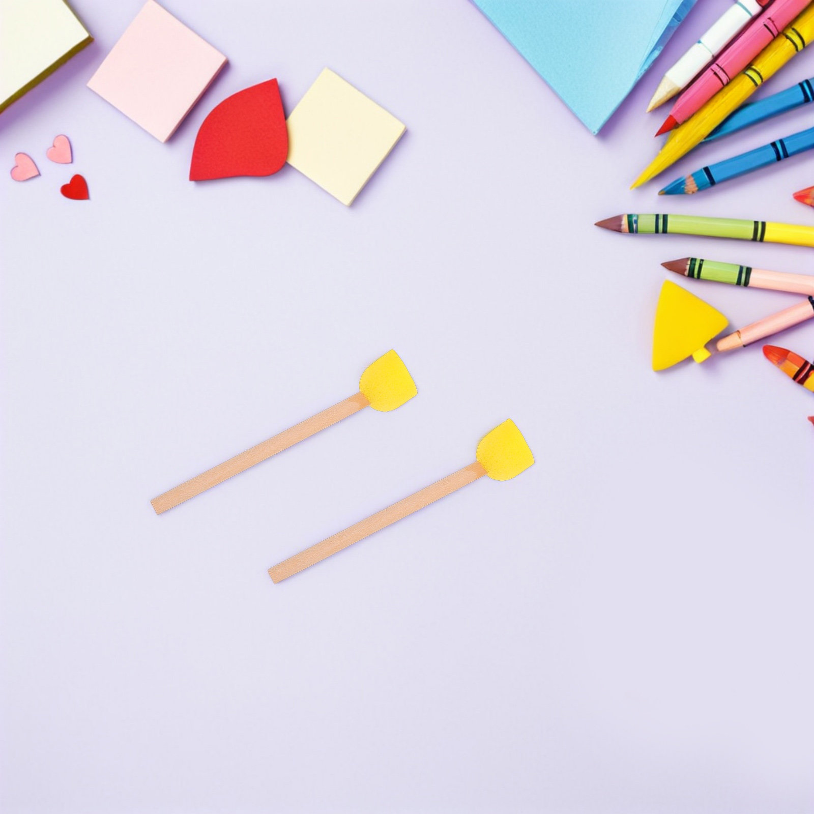 80Pcs Round Sponge Brushes Woo - đánh giá và giá Art Craft Preschool