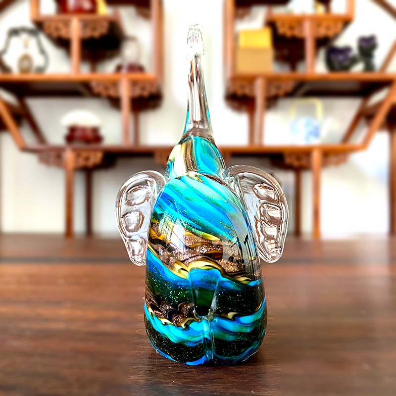 4 Colors Crystal Glass Elephan - đánh giá và giá Art Craft Elephant