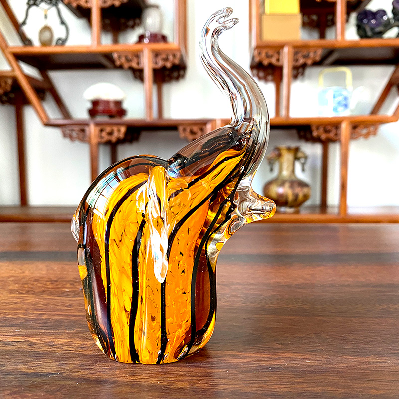 4 Colors Crystal Glass Elephan - đánh giá và giá Art Craft Elephant