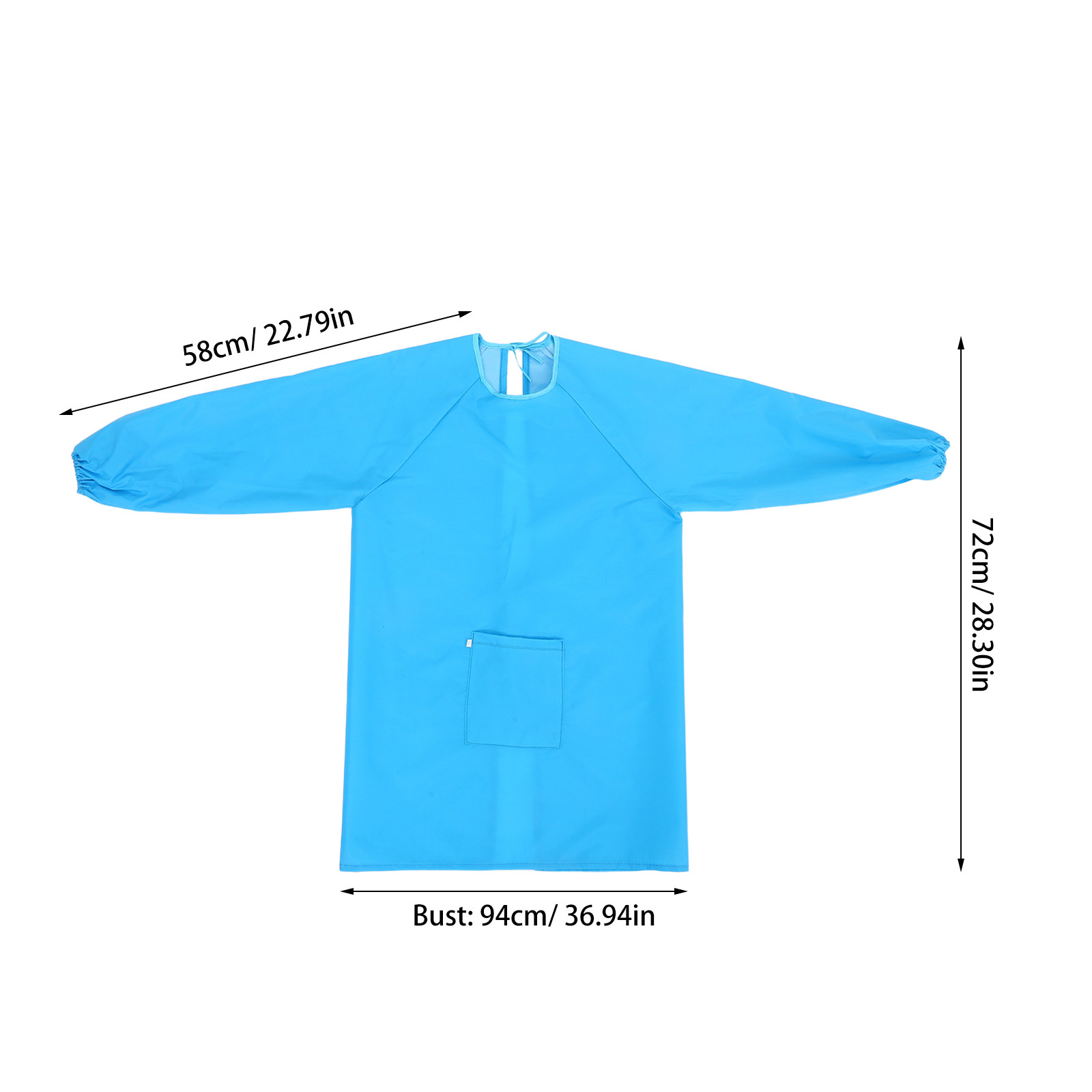 Waterproof Kids Smock Blue Lon - đánh giá và giá Art Craft Toddlers