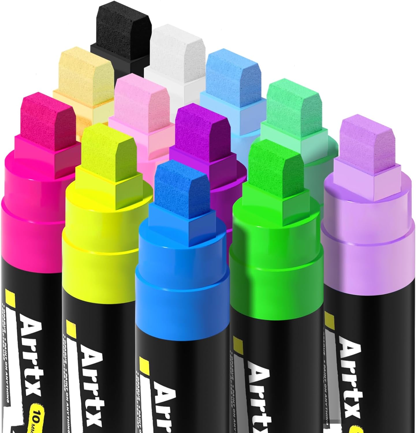 Arrtx Acrylic Paint Markers, 1 - đánh giá và giá Art Craft Jumbo