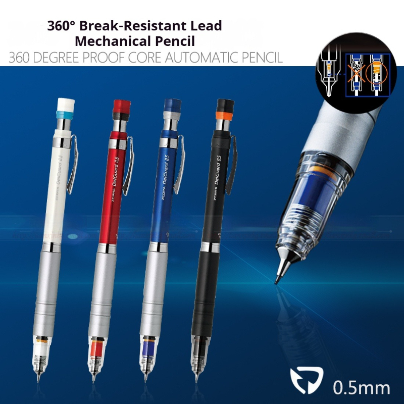 Japanese ZEBRA DelGuard MA86 M - đánh giá và giá Colored Pencil Professional