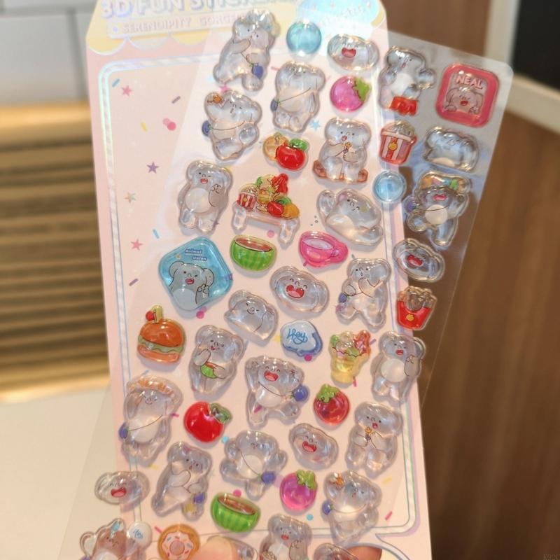 Embossed Animal Sticker Adhesi - đánh giá và giá Art Craft Notebook