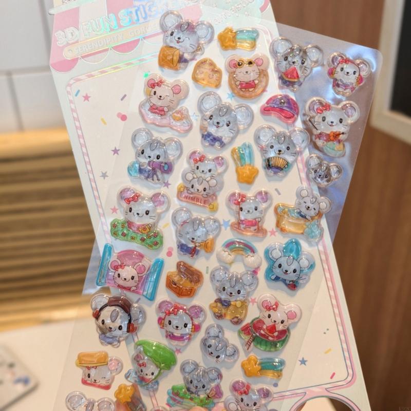 Embossed Animal Sticker Adhesi - đánh giá và giá Art Craft Notebook