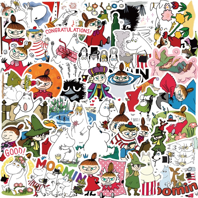 New Moomin Valley 50PCS Sticke - đánh giá và giá Origami Paper Set