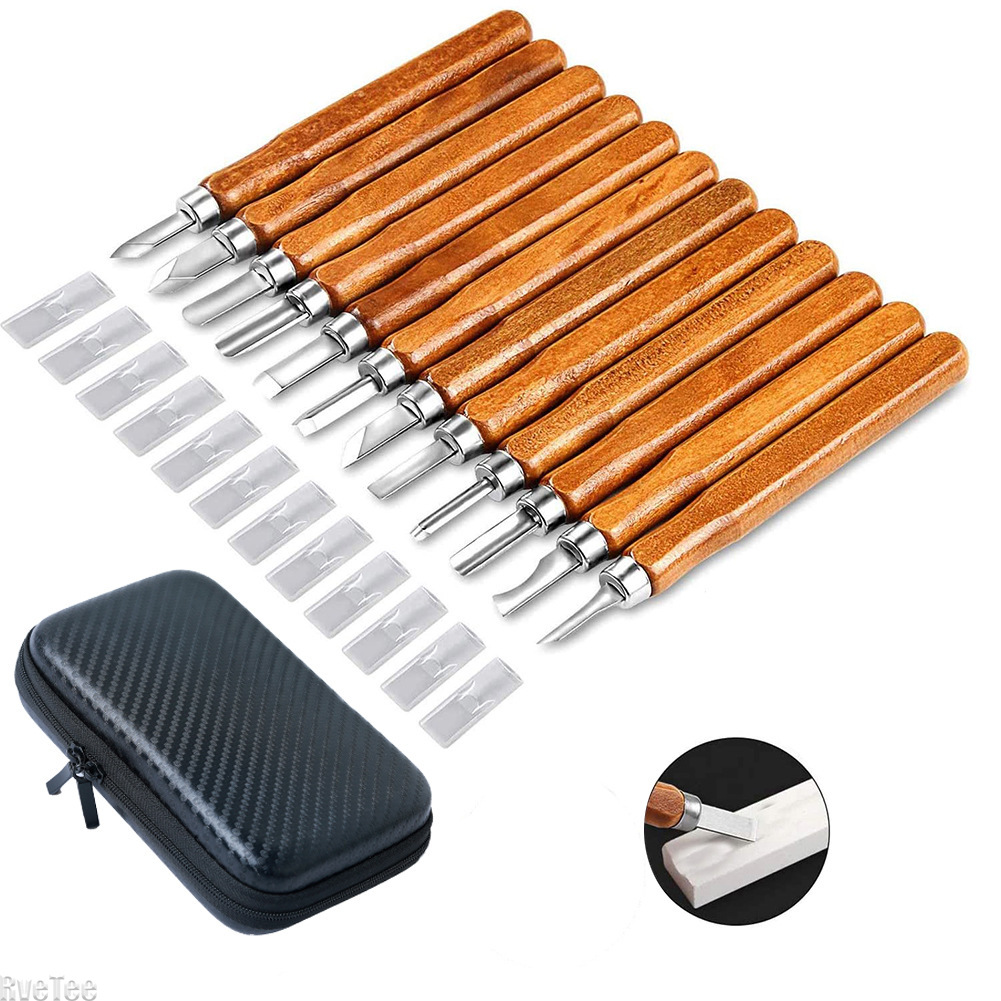 12Pcs SK2 Woodworking Carving  - đánh giá và giá Art Craft Bag