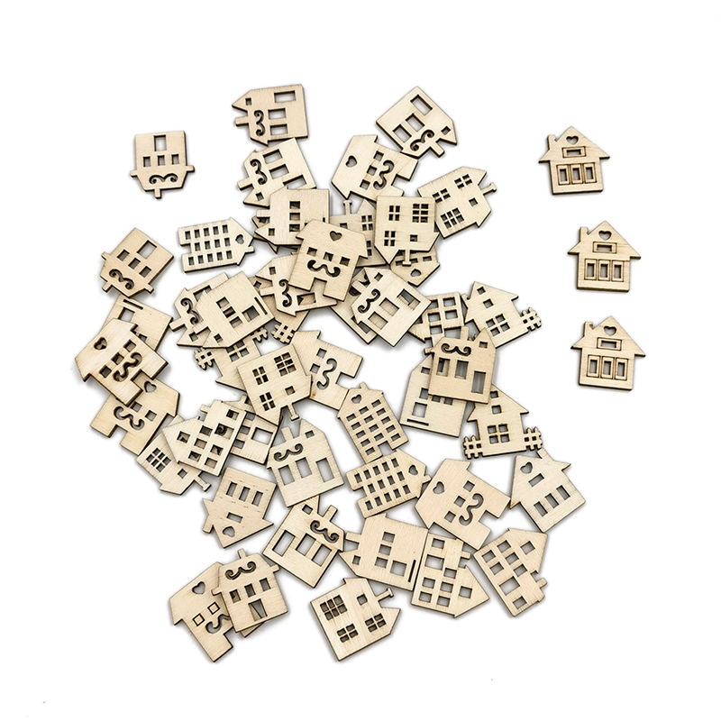 50pcs Unpainted Wood Slices fo - đánh giá và giá Art Craft Preschool