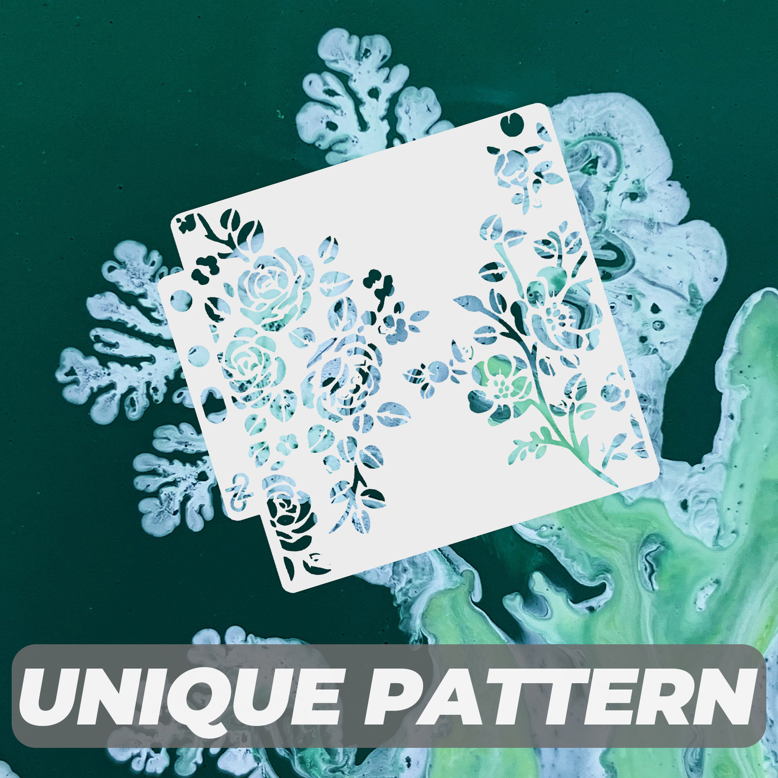 4pcs Hollow Out Stencil Templa - đánh giá và giá Art Craft And Design
