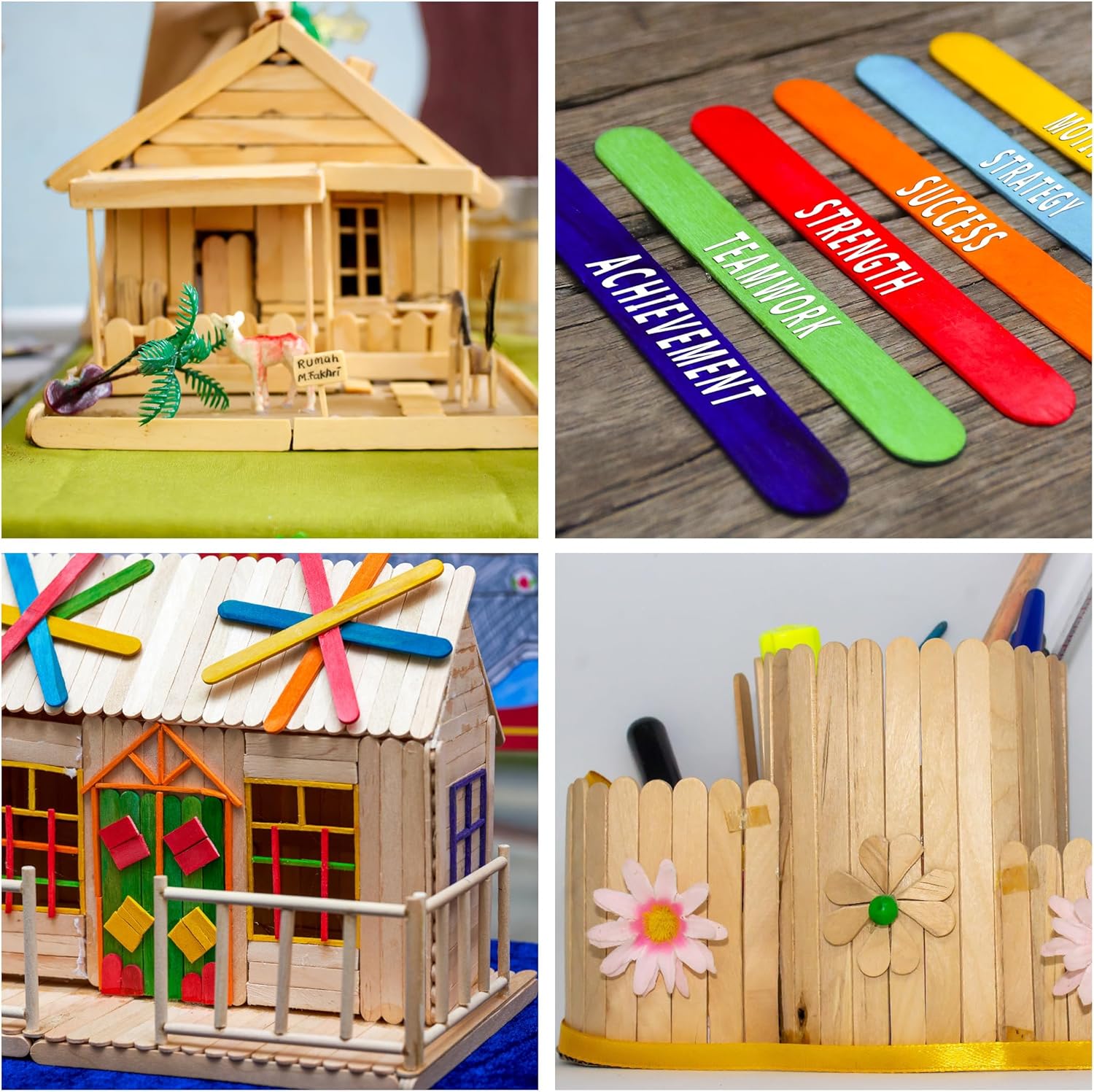 60 Jumbo Craft Sticks 8 Inch N - đánh giá và giá Art Craft Jumbo