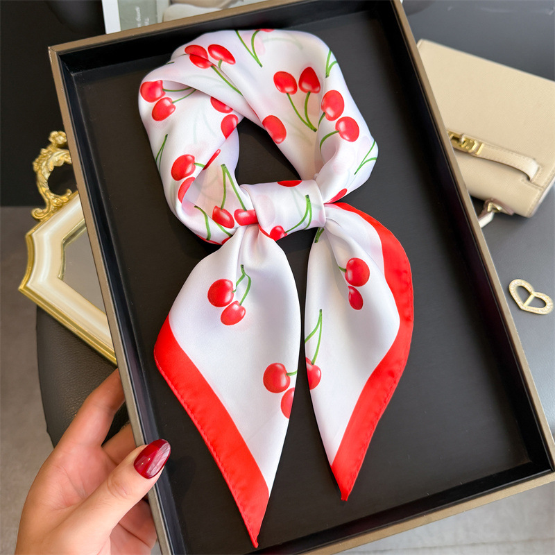 Luxury Square Satin Scarf Wome - đánh giá và giá Art Craft Bag