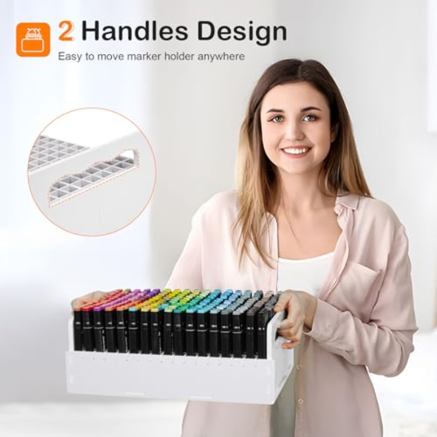 Marker Pen Organizer Holder 20 - đánh giá và giá Art Craft Classes